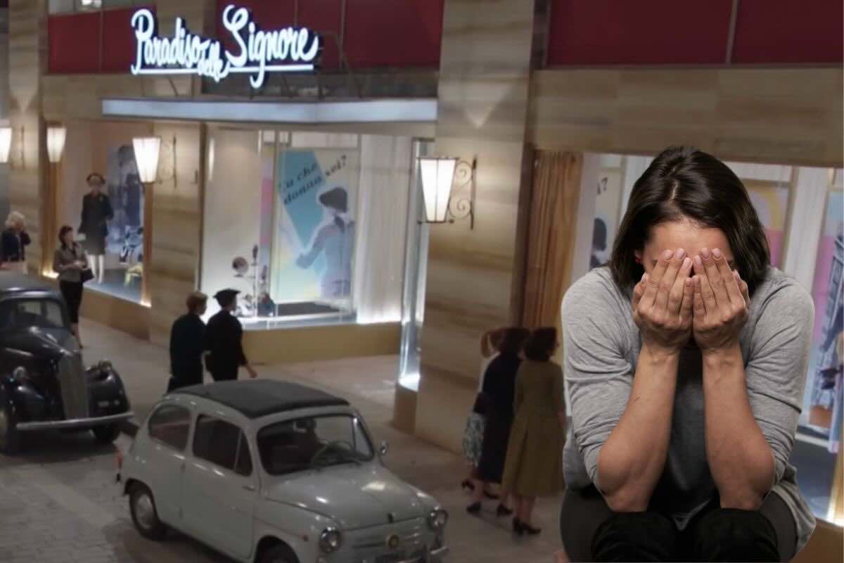 Sigla il paradiso, ragazza piange