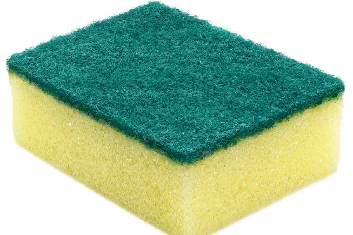 spugna gialla e verde