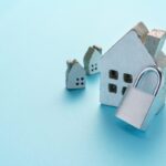 casa, casette e lucchetto