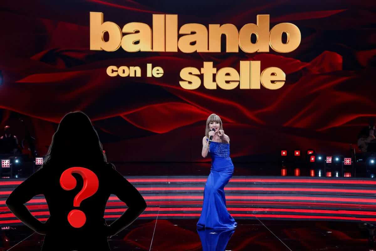 Ballando con le stelle, Milly Carlucci, sagoma nera donna con punto di domanda