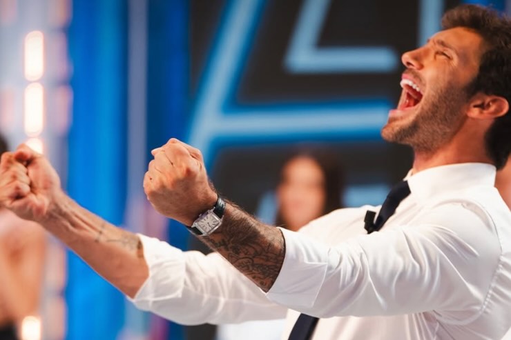 Stefano De Martino che esulta